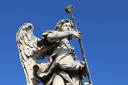 Anioł, Roma, Pomnik, posąg, Rzeźba, słynne miejsca, Europy