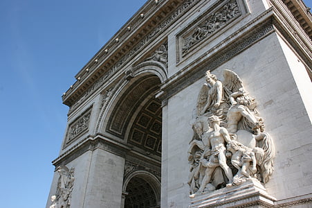 arch of triumph, paris, france