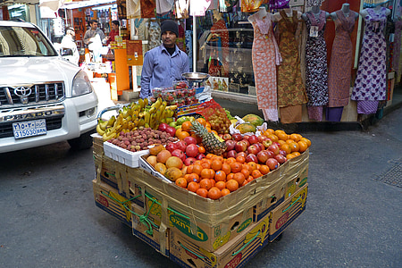 Bahrein, trópusi gyümölcsök, Arábia, arab, gyümölcsök, iszlám