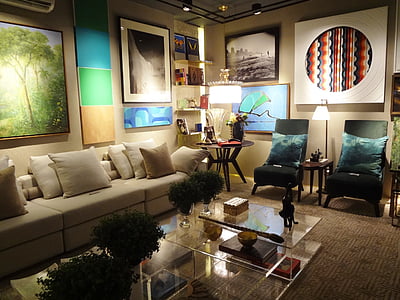 sofa, 2015 color house, luggage, casa cor, indoors, domestic Room, furniture