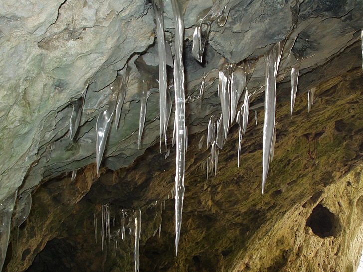 jääpuikko, Cave, talvi, kylmä