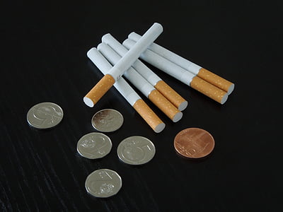 cigareta, Česká koruna, paušálne cigariet
