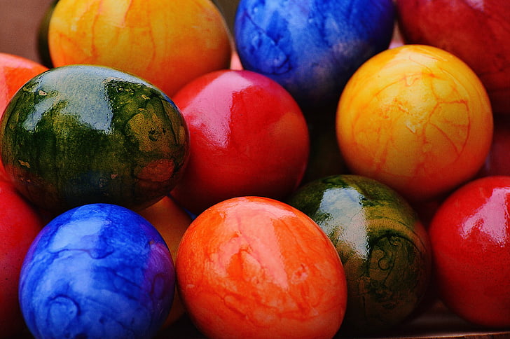 Πάσχα, Πασχαλινά αυγά, πολύχρωμο, Καλό Πάσχα, αυγό, χρωματιστά, χρώμα