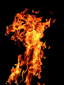 fuego, llama, quemar, fuego de leña, caliente, marca de fábrica, hermosa