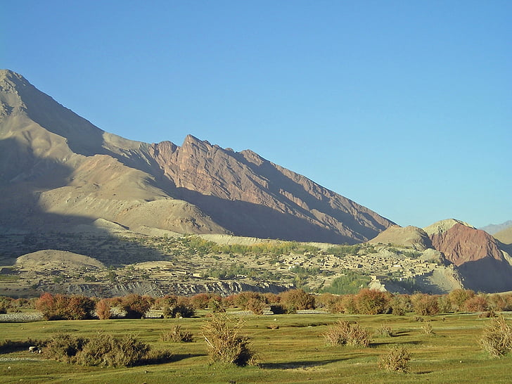 Afghanistan, bjerge, landskab, Hills, natur, Sky, græs