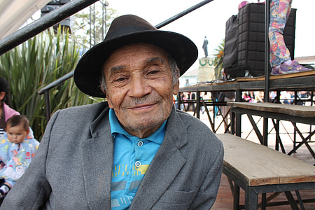 grootvader, boer, Colombia