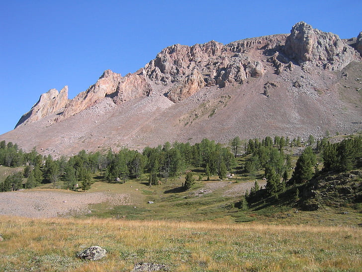 Mountain, landskab, Altai, natur, Hill