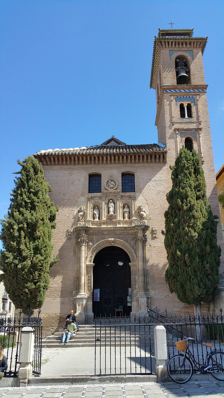 Iglesia de san gil y santa ana, templom, Granada, Szent anna, Saint giles, Andalúzia