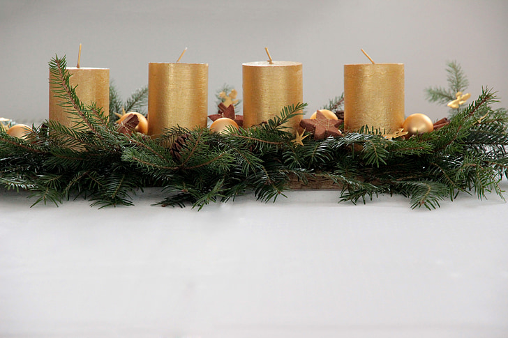 sviečka, Adventný veniec, Advent usporiadanie, Advent, Vianoce, Vianočný čas, usporiadanie