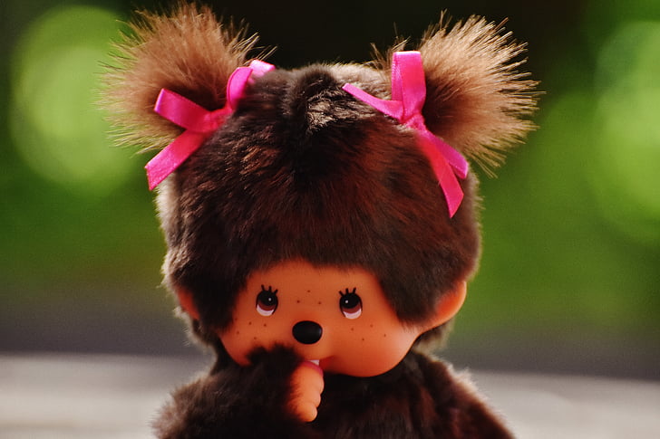 monchhichi, soft toy, cult, cute, toys, children, funny