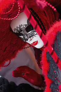 carnival, venice, mask, disguised, italy, beauty, mysterious