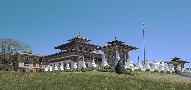 šventykla, budistų, tūkstančių Budos, Tulonas ant arroux, arroux tvenkinys, religija, budistų šventykla