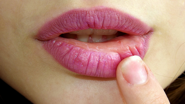 Lippe, Sinnlichkeit, Lippenstift, Frauen, menschlichen Lippen, schließen, menschlichen Mund