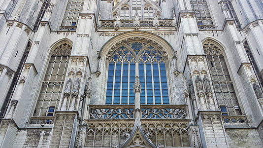 Katedral, Antwerp, arsitektur, bangunan, bangunan bersejarah, Belgia, bangunan