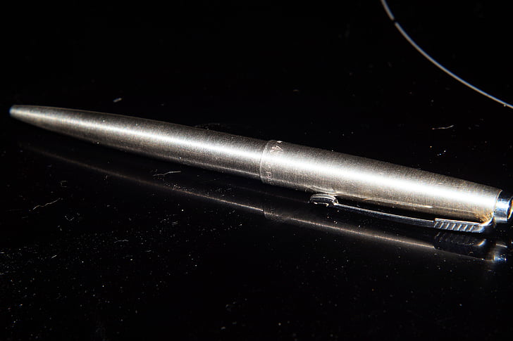 pen, metal, leave, macro