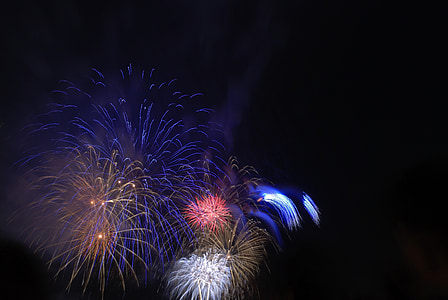 focuri de artificii, alb, Red, lumina, culoare, anul nou lunar, frumos