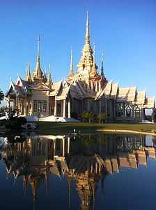 Tempio, Tempio di buddismo, tempiale tailandese, Buddismo, Thailandia, Asia, architettura