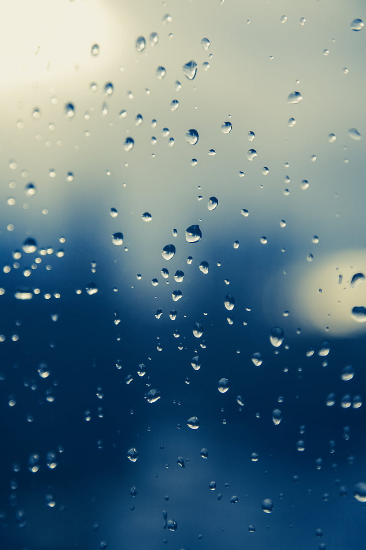 hujan, hujan, basah, jendela, domain publik foto