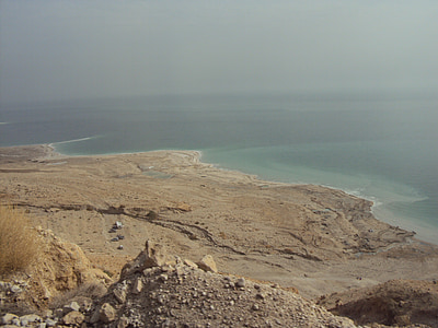 mar muerto, Eilat, Israel, sal, paisaje, desierto, arena