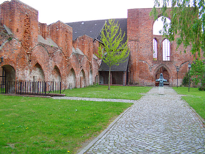 Stralsund, Morza Bałtyckiego, budynek, Klasztor