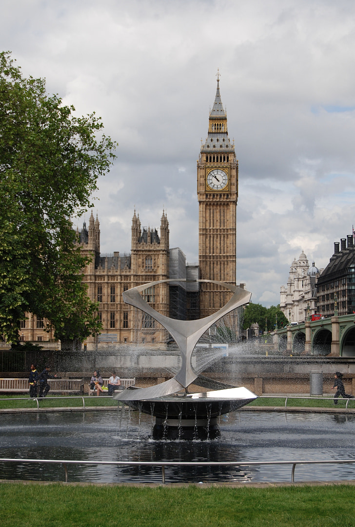 de Big ben, Westminster, Parlement, klok, Londen, Landmark, geschiedenis