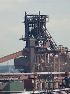 tungku, industri, Duisburg, Ruhr area, pabrik, logam, schweridustrie