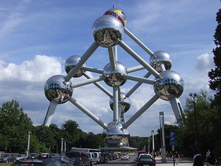 Brussel·les, l'atomium, Museu, Bèlgica, Turisme, bonica