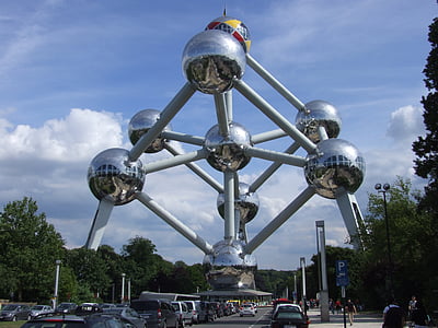 Brüksel, atomium, Müze, Belçika, Turizm, güzel