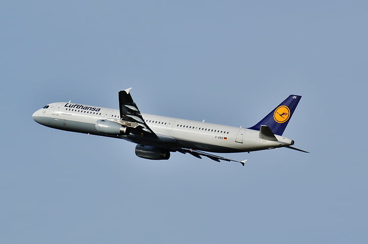 avion, aéroport le plus pratique, Lufthansa, mouche, départ, aéronefs de passagers, voyage
