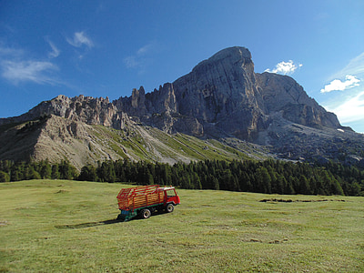 montagna, Alto Adige, escursionismo, blu, Italia, montagne, paesaggio