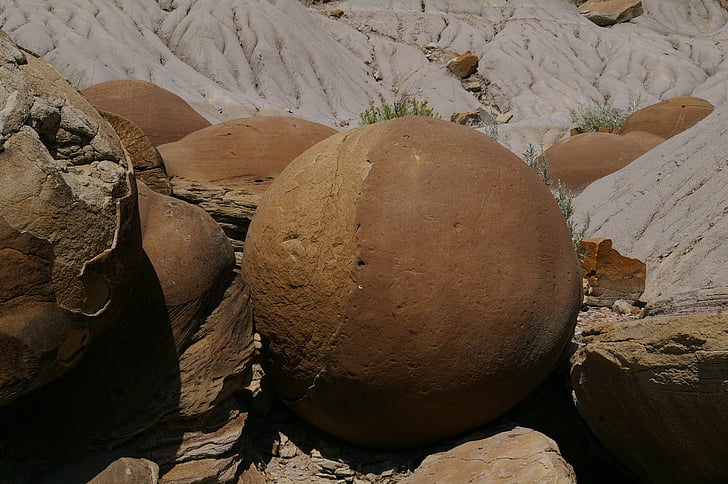 rock, sphere, nature, stone, geology, geological, national park