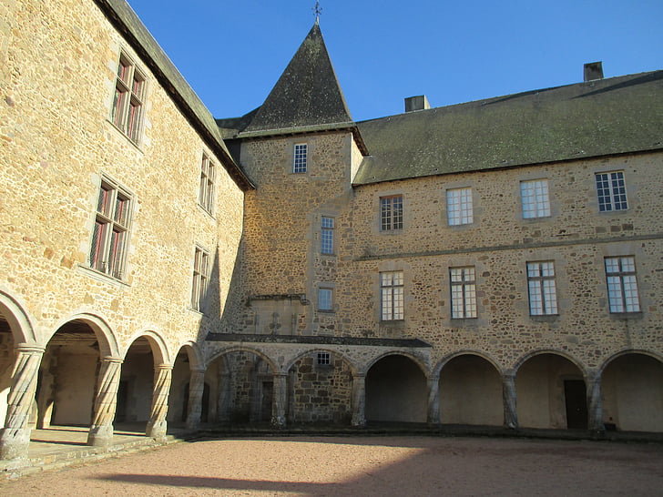 Cour, Château, bâtiment