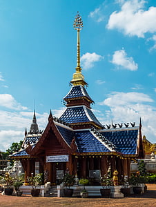 temppeli monimutkainen, temppeli, pohjoisessa Thaimaassa, Thaimaa, buddhalaisuus, arkkitehtuuri, Aasia