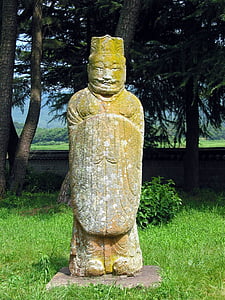 Gwaereung, statue de Pierre, Corée, Racing