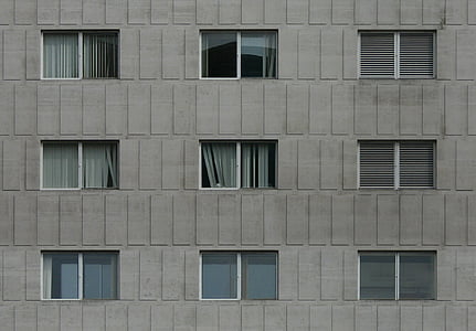 Windows, κτίριο, πόλη, αστική, αρχιτεκτονική, κτίριο γραφείων, το παράθυρο του γραφείου