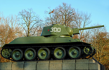 tank t-34 76, Tweede Wereldoorlog, gedaald, Sovjet-oorlogsmonument, Memorial, geschiedenis, grote zoo