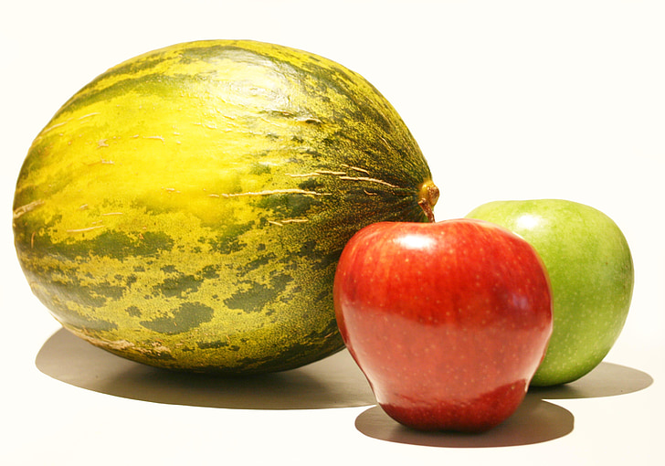 meloun, Jablko, ovoce