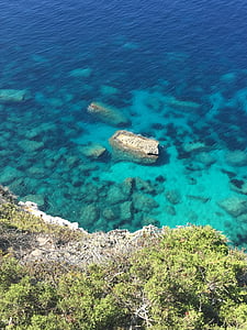 jūra, turkio sp., vandens, Pajūris, Viduržemio jūros, turkio spalvos vandens