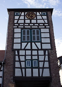 Obertor drei Eichenhain, Truss, Turm, Altstadt, Fachwerkhaus, Mauerwerk