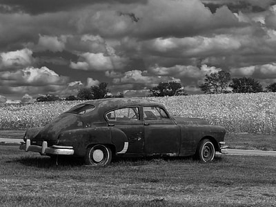 automóvil, coche, coches, antiguo, Automático, Pontiac, Vintage