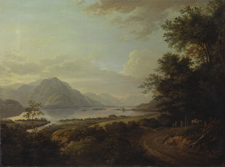 Alexander nasmyth, pintura, óleo sobre tela, artístico, natureza, do lado de fora, céu