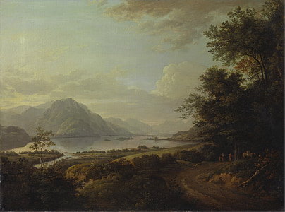 Alexander nasmyth, Malerei, Öl auf Leinwand, künstlerische, Natur, außerhalb, Himmel