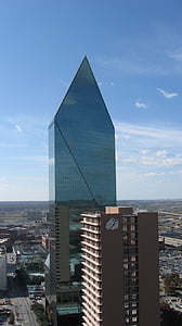 Çeşme yer, Dallas, Texas, sahne, şehir merkezinde