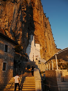 Monasterio de, Montenegro, roca
