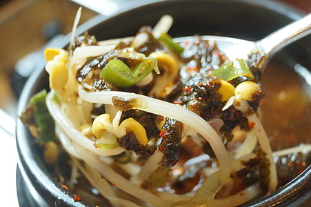 капуста, haejangguk, суп, продукти харчування, їжі, рослинні, для гурманів