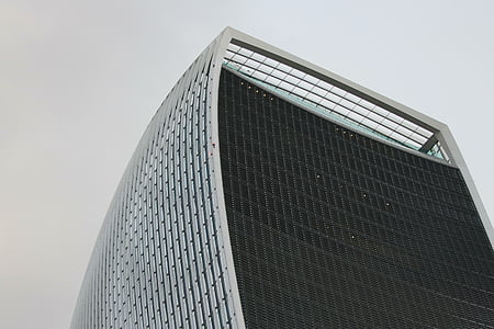 gebouw, het platform, hoge, moderne, Office, glas, wolkenkrabber