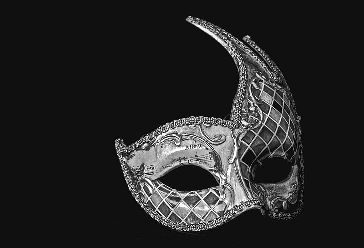mask, karneval, kostüüm, pool, Veneetsia
