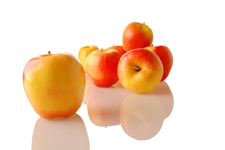 obuolių, vaisiai, šviežios, maisto, Gamta, mielas, vaisių