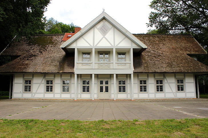 ludwigslust-parchim, swiss home, home, farmhouse, english garden, historically, building