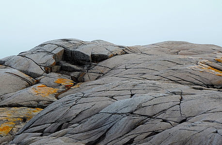 βράχια, Όρμος peggys, Νέα Σκωτία, Ωκεανός, Καναδάς, Nova, Σκωτία